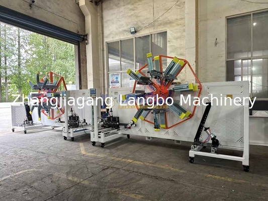 Couler automatique à double tête pour machine à enrouler des tuyaux en PE
