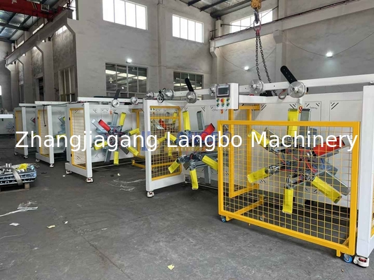 16-63 mm HDPE / Pert / LDPE Coiler Machine à enroulement en plastique à double disque entièrement automatique pour une plage de enroulement de 1600-3200 mm