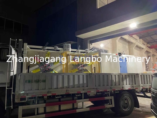 16-63 mm HDPE / Pert / LDPE Coiler Machine à enroulement en plastique à double disque entièrement automatique pour une plage de enroulement de 1600-3200 mm