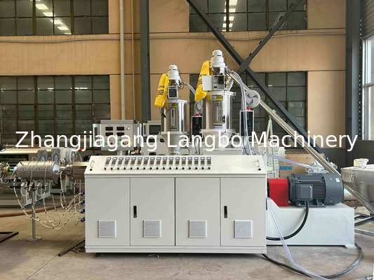 Ligne de production de machines d'extrusion pour la fabrication de tuyaux ondulés en spirale à double paroi structurale en plastique PPR pour égouts et réservoirs