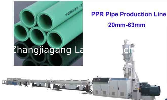Ligne d'extrusion de plastique de haute capacité pour les tuyaux d'emballage à fixation filaire PPR