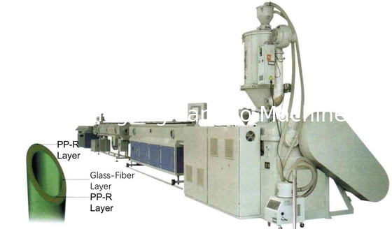 Ligne de production de machine d'extrusion pour la fabrication de tuyaux, tubes, flexibles en plastique PPR pour le drainage de l'eau, les conduits électriques.