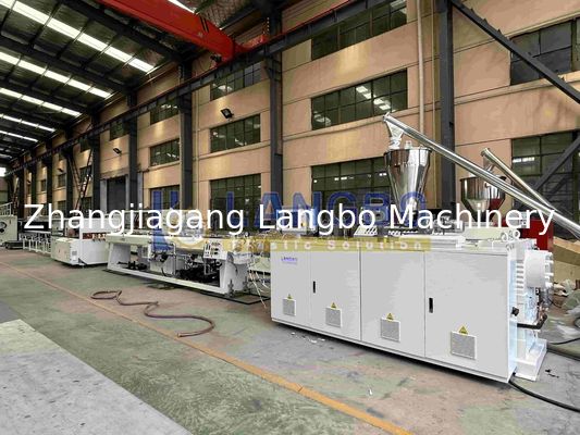 Nouvelle extrudeuse à double vis de vente chaude mondiale pour PP PE plastique et machine de fabrication de tuyaux en PVC