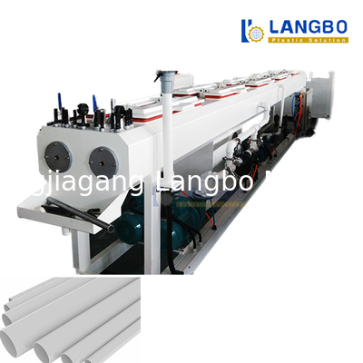 Machine de production d'extrusion de tuyaux en plastique à double vis conique pour PVC, PEHD, PPR, drainage, eau, égouts, conduits électriques, tuyaux