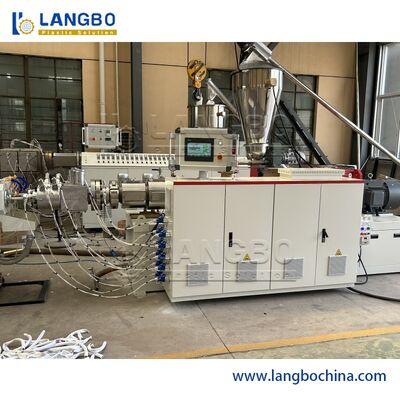 Machine automatique de tuyaux en PVC à double vis, ligne de production de tuyaux en PVC