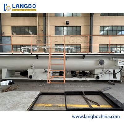 Extrudeuse en plastique de tuyau de conduit de PVC de contrôle de PLC, tuyau en plastique faisant des machines