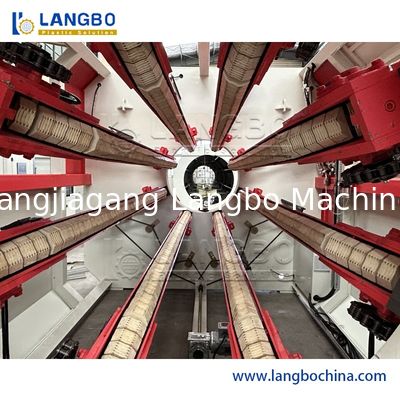 Extrudeuse de tuyaux en PVC PE Machine de tuyauterie en plastique Ligne de production d'alimentation en gaz et en eau Extrudeuse PEHD