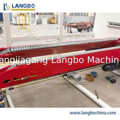 Extrudeuse de tuyaux de drainage d'eau en PVC plastique pour la fabrication de tuyaux ondulés