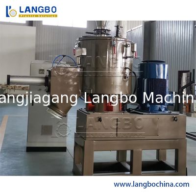 Turbo-mélangeur à grande vitesse à chaud-froid en plastique WPC résine en poudre de PVC adaptée aux panneaux et aux planches de troncage