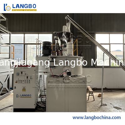 Turbo-mélangeur à grande vitesse à chaud-froid en plastique WPC résine en poudre de PVC adaptée aux panneaux et aux planches de troncage