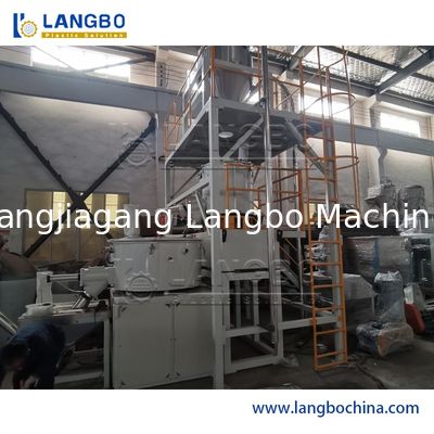 Le mélangeur de plastique en PVC professionnel à grande vitesse avec chauffage et refroidissement est idéal pour la poudre de plastique, le polyéthylène, les particules ABS, etc.