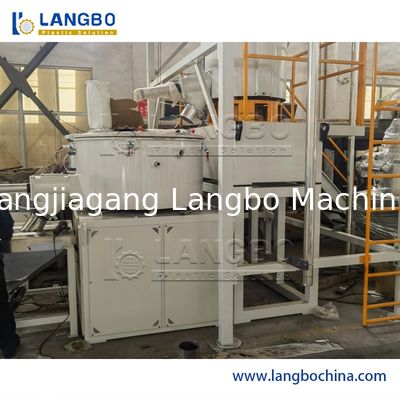 Machine de mélangeur en WPC en plastique, mélangeur de chauffage à haute vitesse et de refroidissement