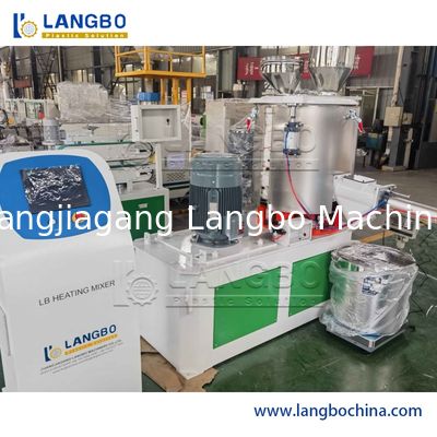 Unité de mélange verticale de mélangeur de plastique à grande capacité