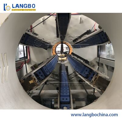 Machine d'extrusion de tuyaux en PVC 80/156 à double vis conique