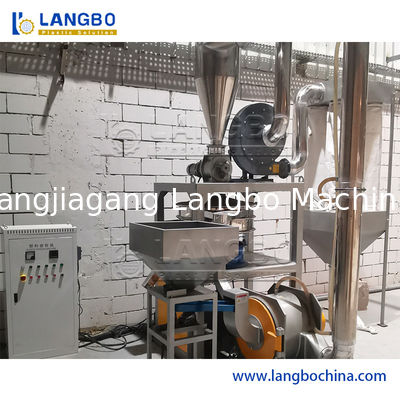 Machine de broyage/pulvérisation de granulés/déchets de plastique PE PP EVA, flocons de PVC