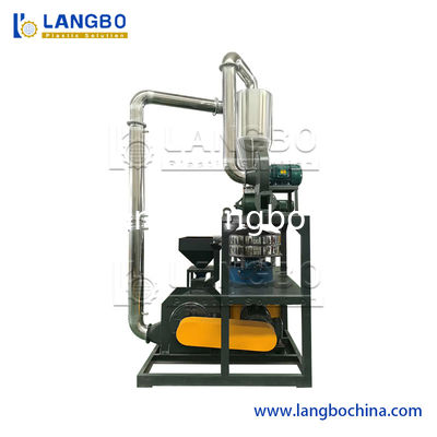 Machine de broyage/pulvérisation de granulés/déchets de plastique PE PP EVA, flocons de PVC