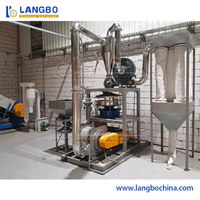 Produit de déchets de profilés de tuyaux en plastique