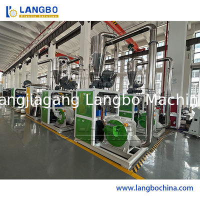 Machine de recyclage de plastique usagé PVC PP PE HDPE Pulvérisateur de granulés