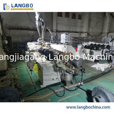 PVC Pellet Making Machine Twin Screw Extruder Hot Cutting Pelletizing/Granulating Production Line