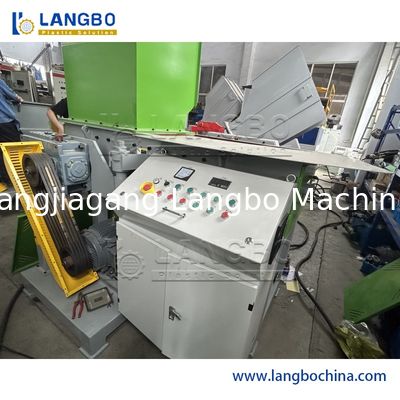 Broyeur industriel à arbre unique pour déchets de métaux, plastiques PP/PE/HDPE/LDPE/PVC, et tuyaux