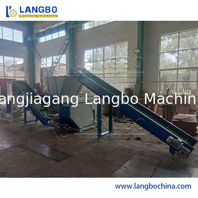 Machine de concassage de plastique à déchiqueteur usine de déchiqueteur rapide pour le recyclage 16-800 mm déchets grand diamètre grand tuyau HDPE énorme tuyau PE