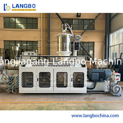 Machine de tuyaux d'extrudeuse monovis - Ligne de production d'extrusion de tuyaux PE HDPE