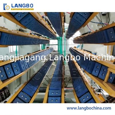 Le PE en plastique à haute production pp sifflent la ligne d'extrusion