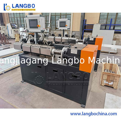 Machine de réutilisation en plastique d'extrudeuse d'approbation d'OIN, machine simple d'extrudeuse de pe