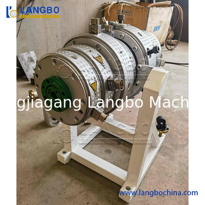 Ligne de production d'extrusion de tubes de tuyaux d'alimentation en eau, gaz et huile en PEHD, PPR, plastique en gros, extrudeuse monovis