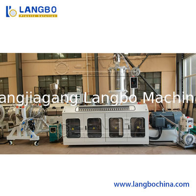 Équipement de fabrication de tuyaux en plastique PVC PE entièrement automatique avancé avec contrôle par écran tactile PLC