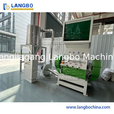 Déchets de tôles/films de plastique, pièces de moules de soufflage, broyeur pour recyclage