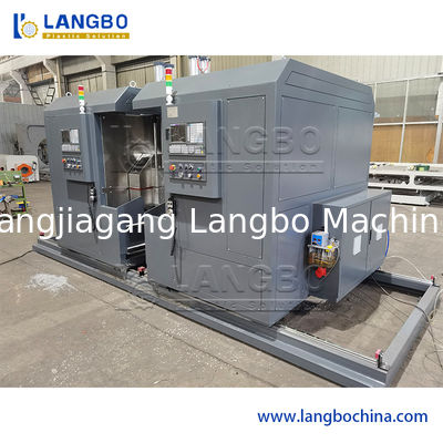 Machine de filetage automatique de tuyaux en plastique HDPE en PVC PPR