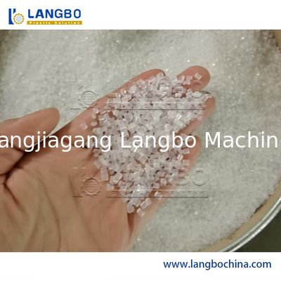 PP PLC PE HDPE LDPE machine de granulation de granules de plastique recyclé