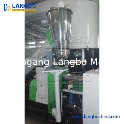 Déchets de plastique LDPE HDPE PE PP Film Jumbo Sacs pour animaux de compagnie Bouteilles en flocons Tuyau en morceaux PVC Plastique dur ABS PC Lave-linge Recyclage Production Pelletizing Granulation