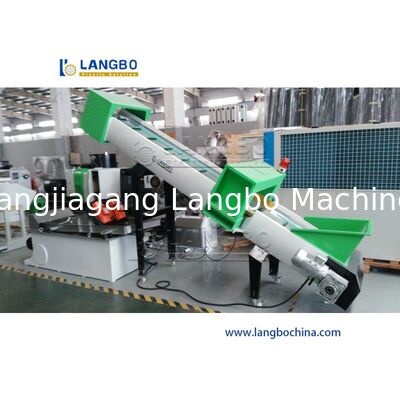 Ligne de production de recyclage de plastique pour les matériaux mixtes de PP et de PE, déchets CE