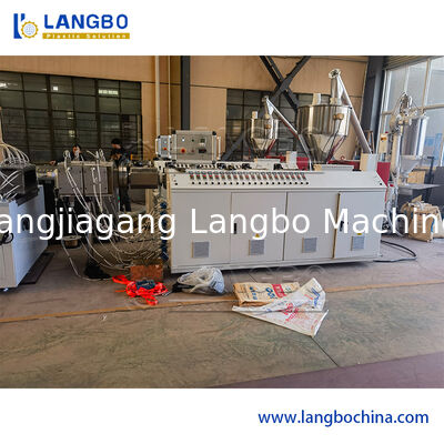 PP HDPE Mpp PE Tuyau composite ondulé en plastique Profil WPC Extrudeuse Extrusion Fabrication Machine Ligne de production