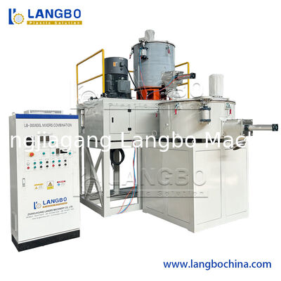 Machine automatique de mélangeur de PVC d'OIN avec performance durable de convoyeurs de vis la haute