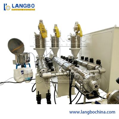 Profil en plastique à grande vitesse PPR Tuyaux de drainage d'eau de fabrication d'extrusion Single vis