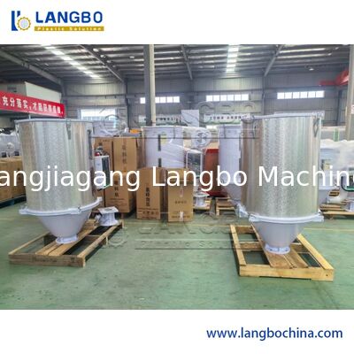 Séchage des matières plastiques Sécheuse à trémie en PVC Matériau de base de haute qualité Matériaux plastiques Séchage à trémie Sécheuse