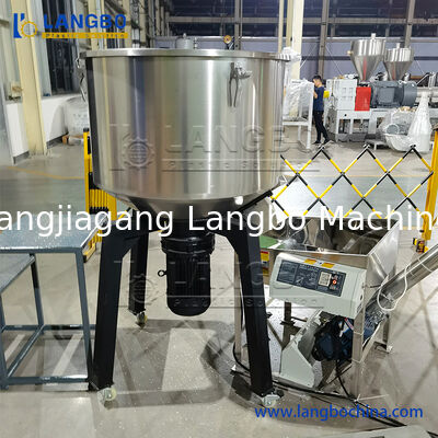 Stainless Steel Plastic Pellets Vertical Plastic Color Mixer