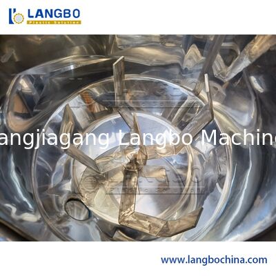 Mélangeur vertical de couleurs en plastique pour granulés ou poudre avec convoyeur sous vide