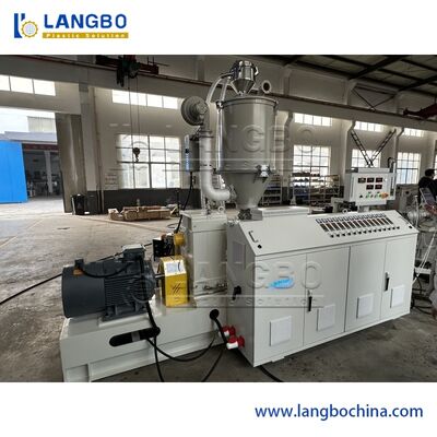 Ligne d'extrusion de tuyaux PPR co-extrudés à 3 couches avec une capacité de 350 kg/h et un contrôle PLC