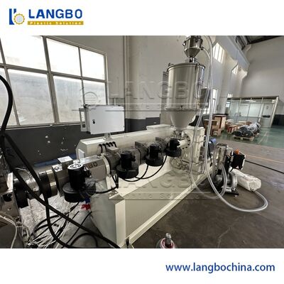 Ligne en plastique complètement automatique d'extrusion de tuyau de la CE pour des tuyaux eau froide/chaude de PPR