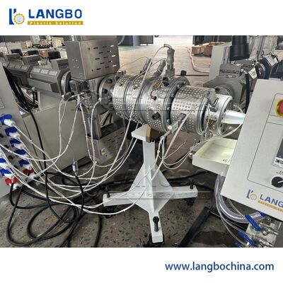 Ligne à faible bruit 3 fabrication d'extrusion de tuyau de 20-63mm PPR de tuyau de fibres de verre de la couche PPR