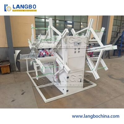 Machine d'enroulement de tuyaux PE souples pour composants électriques Schnider, pour tuyaux de 16 à 160 mm