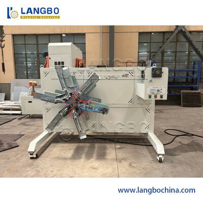 Machine d'enroulement de tuyaux PE souples pour composants électriques Schnider, pour tuyaux de 16 à 160 mm