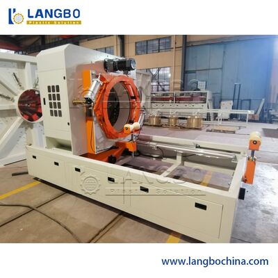 Extrudeuse de tuyaux de drainage d'eau en PVC plastique pour la fabrication de tuyaux ondulés