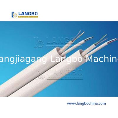 Ligne d'extrusion de tuyaux en PVC avec machine à bague pour la fabrication de tuyaux