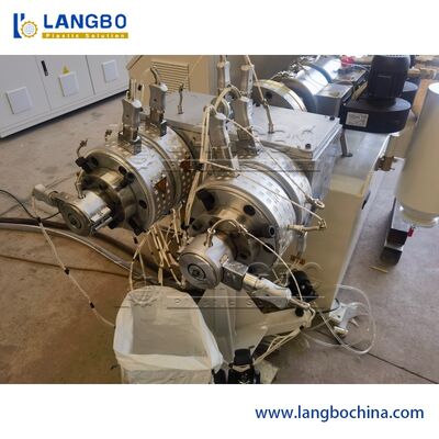 630 mm Machine d'extrusion en plastique à double vis pour tuyaux en PVC