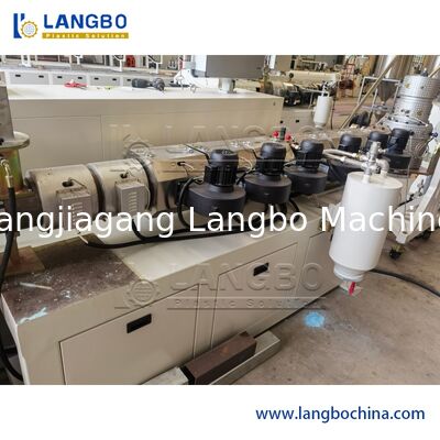 Boudineuse à vis simple de tube de tuyau de PVC/unité centrale 15 à haute production - 200mm vissent le diamètre